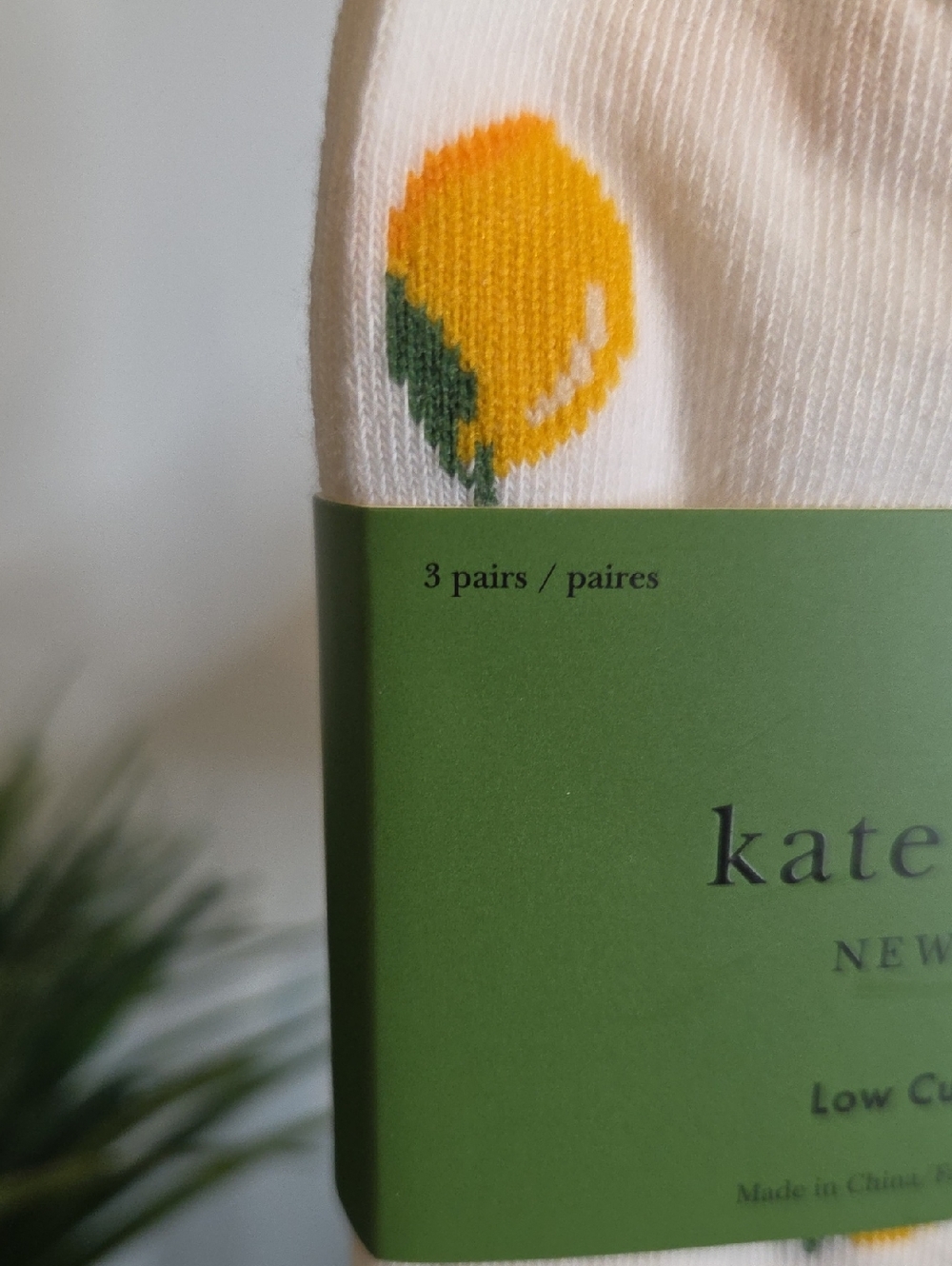 Kate Spade Pk Of 3 Low Cut Socks - Picture 3 of 4